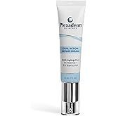 Plexaderm Dual Action Repair 1% Retinol Neck Cream. Anti Aging Cream with Retinol, Bakuchiol, and Hyaluronic Acid to Fight Wrinkles, Neck Lines and Crepey Skin, 1 fl. oz.