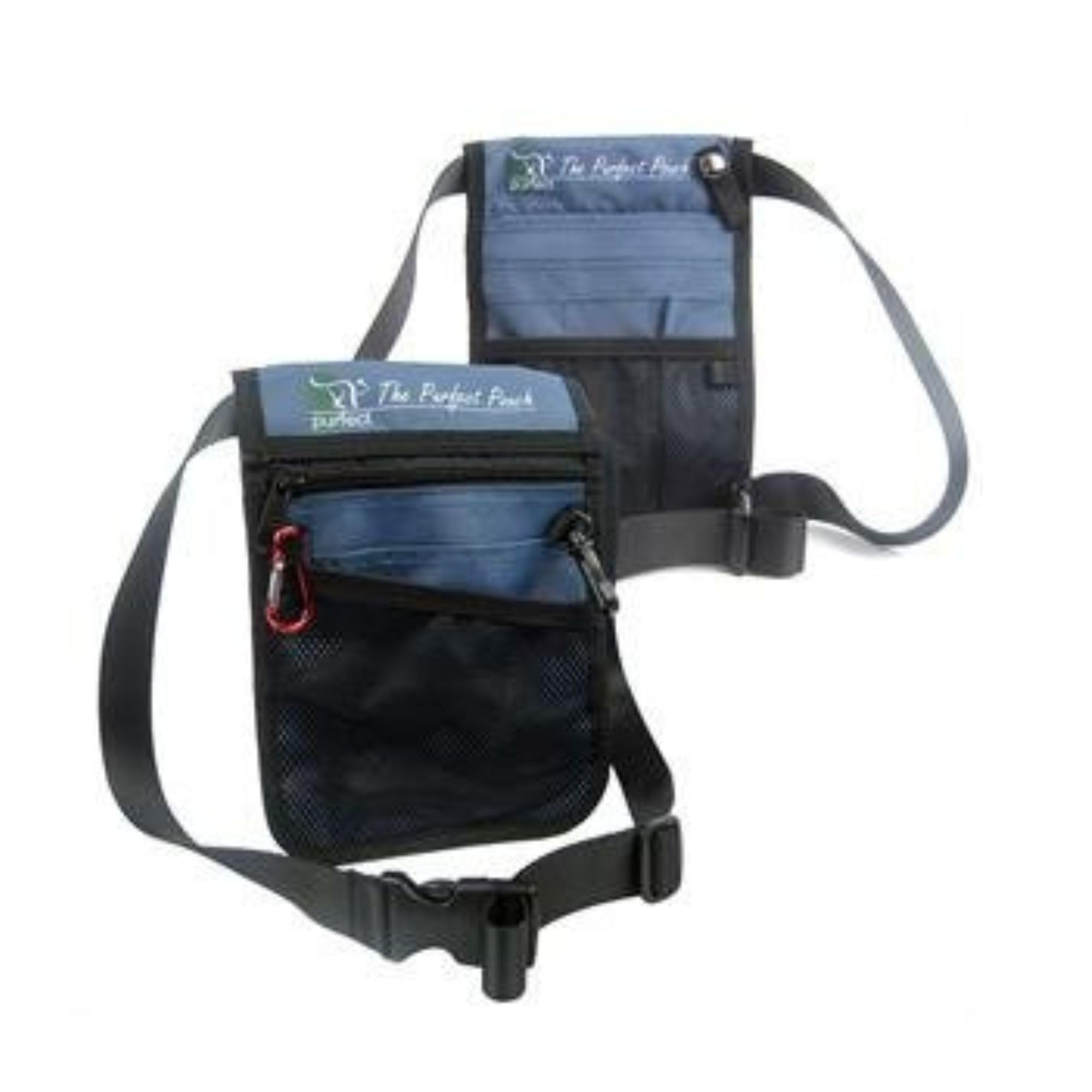 Choose Medical Organizer Pouch, Blue, Nylon/Polyester, 9 Pockets, Zipper Closure, Holster, Utility Pouch