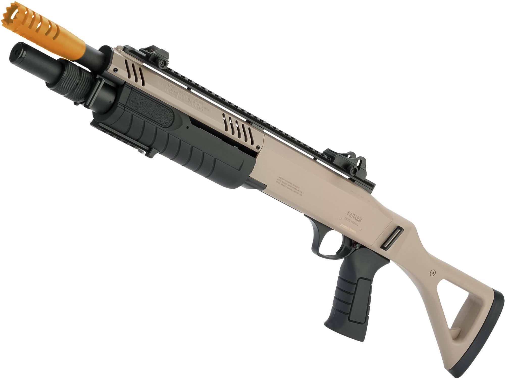 Evike FABARM STF12 Pump Action TriShot Airsoft Shotgun w/ShooterAR