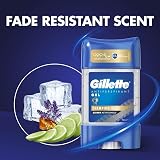 Gillette Antiperspirant Deodorant Gel Men 420ml (6x70ml) 48Hr Arctic Ice Sweat view 4