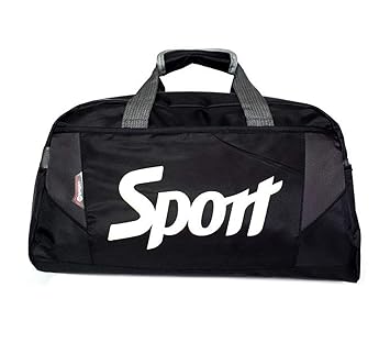 black gym tote