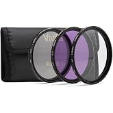 Vivitar 40.5mm 3-Piece Multi Coated Filter Kit UV+CPL+FLD