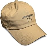 Speedy Pros Soft Baseball Hat Embroidered Dad Hat Jesus Saves Gray Christ God Christian Men & Ladies Baseball Cap
