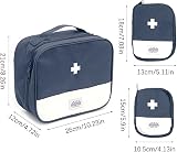 Bncxdc First Aid Bag 3 Pieces Oxford Waterproof Medical Kit Dark Blue view 2