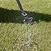 Blanketown Trampoline Stakes Heavy Duty, High Wind Anchors Tie Down Ground Anchor Kit Stakes, Corkscrew Shape, Galvanized Steel, Anti-Rust, Pack of 6 with 6 Belt, Trampoline Accessories