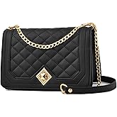 Travistar Crossbody Bags for Women Small Handbags PU Leather Shoulder Bag Purse Evening Bag Quilted Satchels with Chain Strap