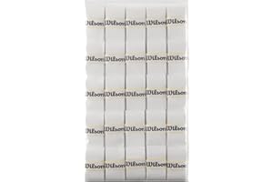 WILSON Pro Overgrip Comfort - 25 Pack - White - Less per Grip Than a 30 Pack