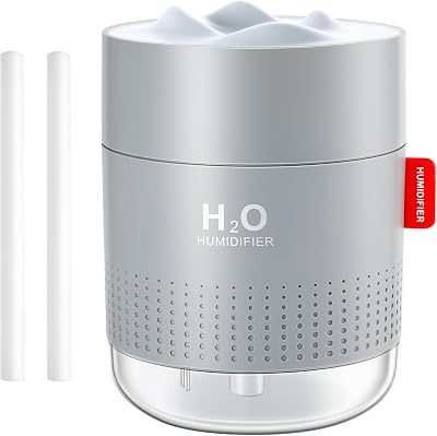 Vintoney Humidifier 500ml Cool Mist Night Light USB Quiet Auto-Off