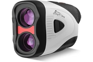 Range Finder Golf with Magnetic, Flagfront 1000 Yards Golf Rangefinder with Slope, 6X Magnification, Flag Locking Vibration, Must Have Golf Accessories