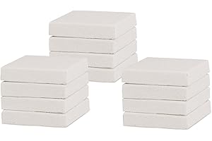U.S. Art Supply 2" x 3" Mini Professional Primed Stretched Canvas (1-Pack of 12-Mini Canvases) - Ideal for Painting & Crafts