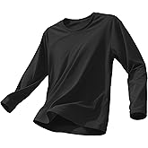 EKLENTSON Men's Long Sleeve T-Shirt Lightweight Soft Tee Shirt Moisture Wicking Basic Tshirt Breathable