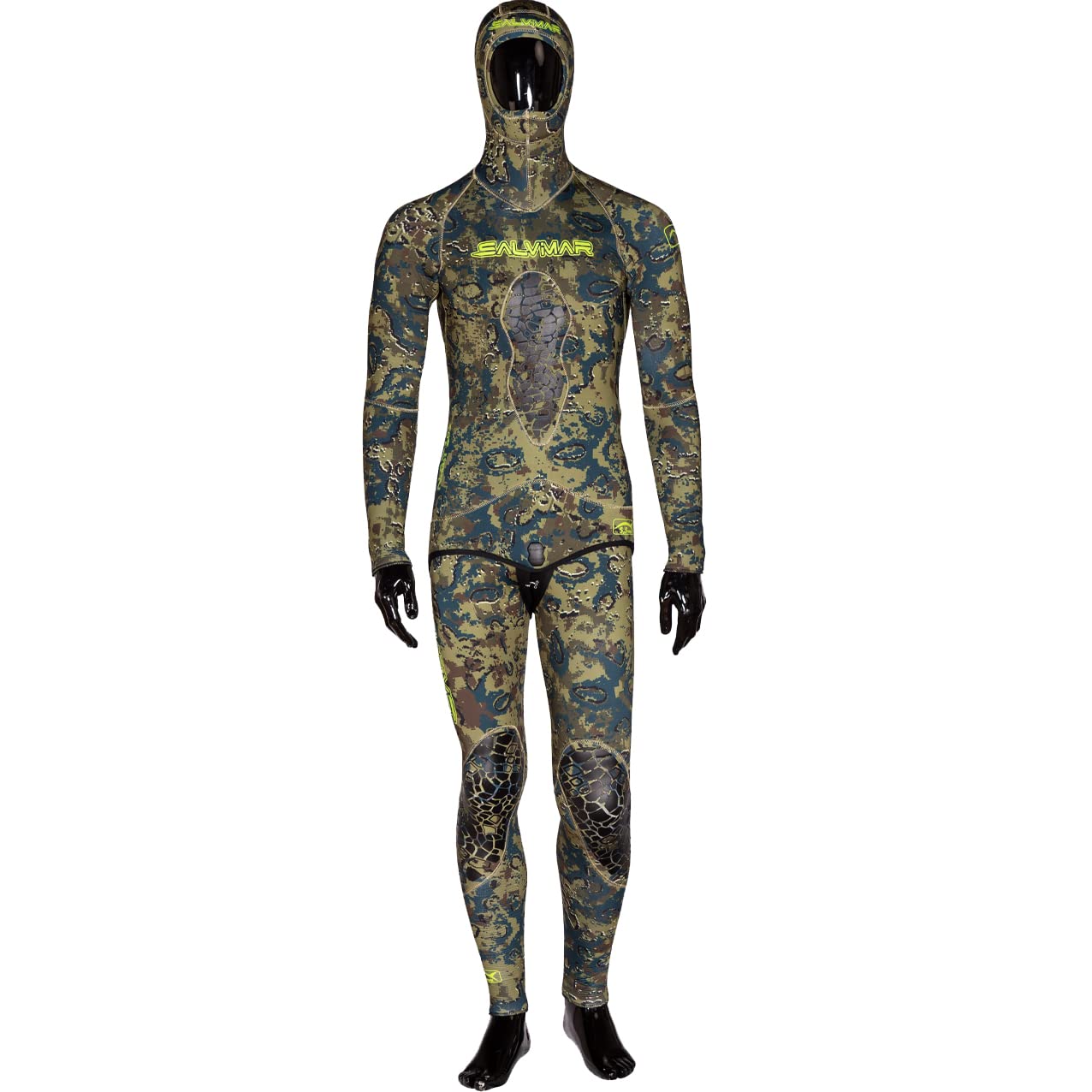Salvimar Nat 101, Men's Wetsuit, Camouflage, 7 mm-L