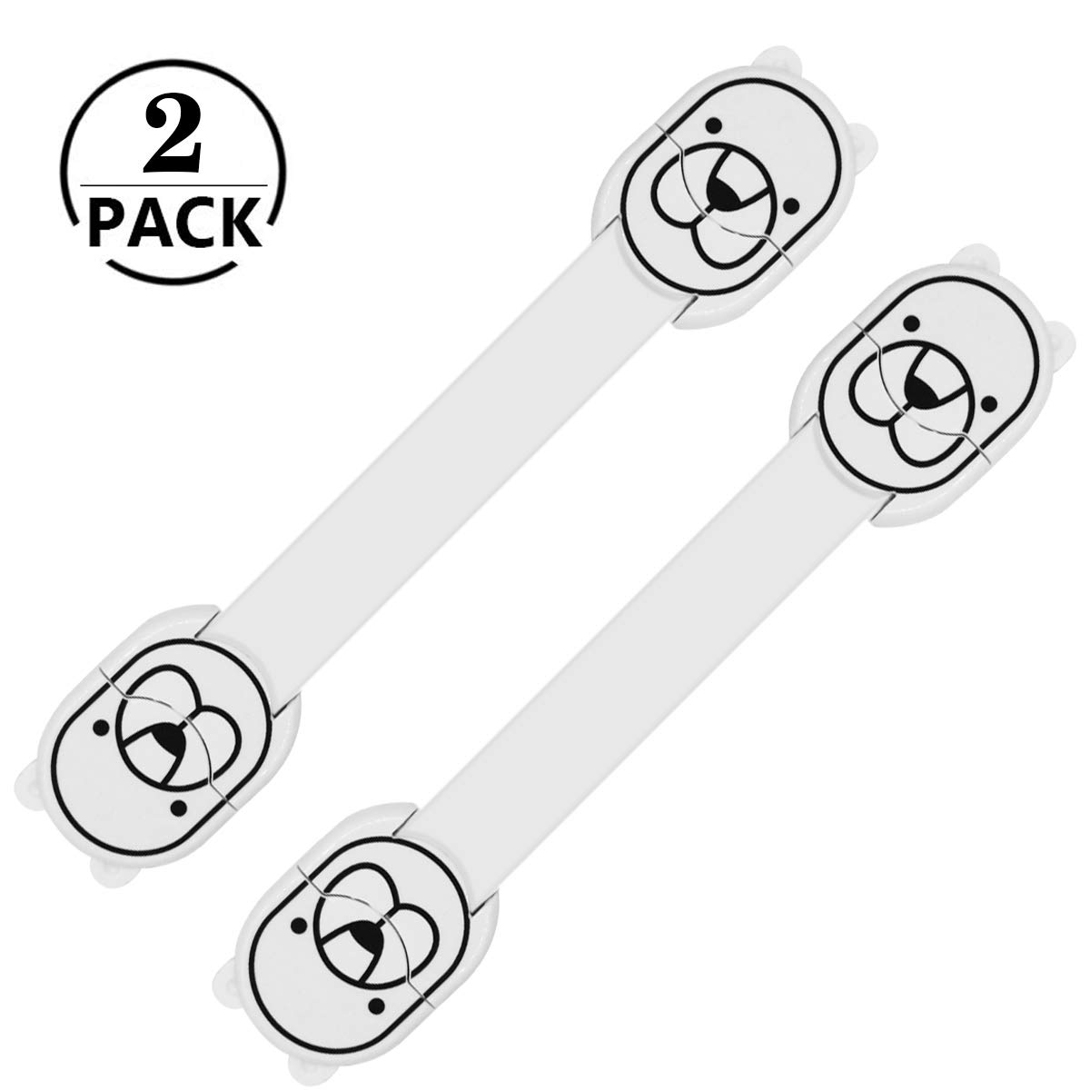 Protecciones y cerraduras Azul Cierres Seguridad para Niños,2 Pack