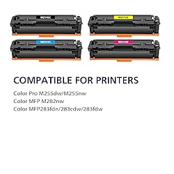 206X Toner Cartridges 4 Pack High Yield Set 206A