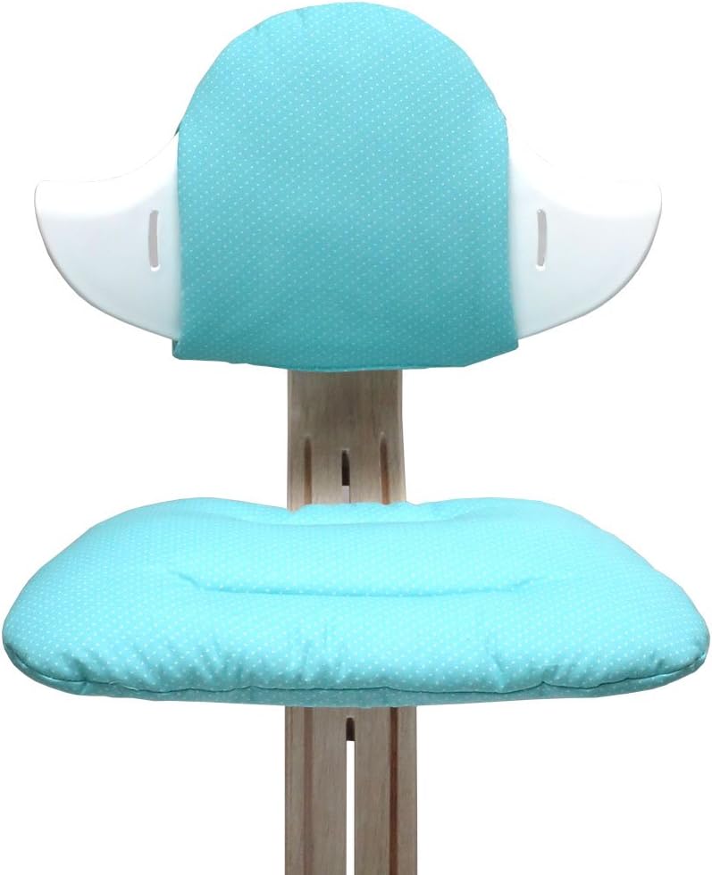 Blausberg Baby - Cushion Set for Nomi Highchair of Evomove - Turquoise Little dots
