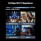 TP-Link Archer BE400 BE6500 WiFi 7 Router 6.5Gbps 2.5Gbps WAN/LAN Mesh view 3