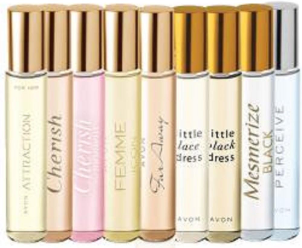 Avon 9 x 10ml Assorted Purse Fragrance Sprays Travel Lucky Dip