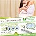 Clean Healthy Living Heavy Duty PEVA Tan Shower Curtain Liner with Magnets & Suction Cups - 70 X 72 in. Long