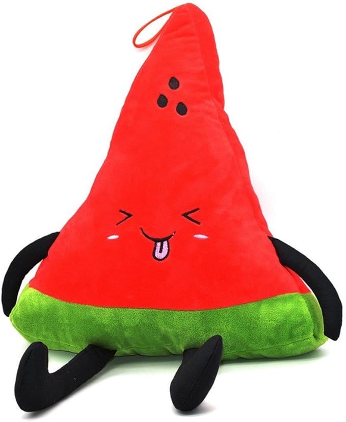 VineCrown Funny Plush Watermelon Pillow Arm Support Cushion Fruit