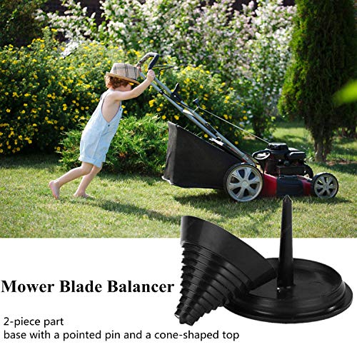 XIAOYU Lawn Mower Blade Sharpener & Blade Balancer for 750-042 Kit,Mower Blade Sharpener, Grinder Wheel Stone for Any Hand Drill Power Drill,for Courtyard Garden and Outdoor - 6 Pack