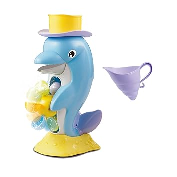 Deao Amusant Jouets Pour Le Bain Du Bébé Dauphin Chute Deau