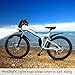 Kemanner 26 inch Electric Mountain Bike 21 Speed 36V 8A Lithium Battery Electric Bicycle for Adult (White(Fodable).)thumb 3