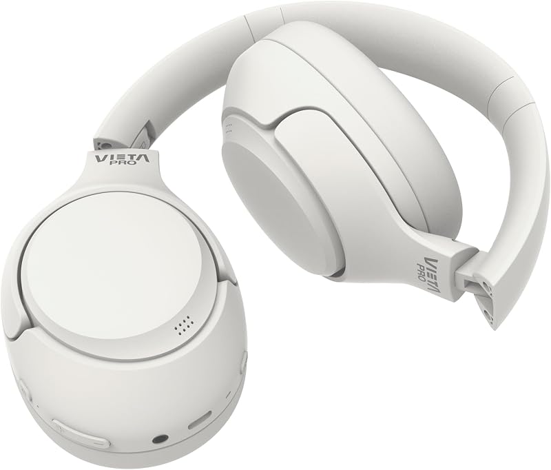 Cuffie auricolari Calm 2, Bluetooth, funzione Dual Pairing, cancellazione attiva del rumore ibrido e modalità ambiente, Aux-in, microfono, fascia regolabile. Batteria 60 H.