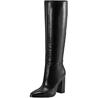 Amazon.com | Marc Fisher LTD Women's Ander Boot, Black Leather 001