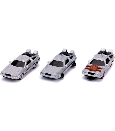 DeLorean Time Machine Scala 1:32 Jada Toys - Auto Pressofusa Ritorno Al Futuro