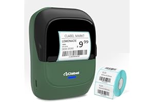 CLABEL Label Maker Machine: 221B Thermal Label Printer 2 Inch Sticker Bluetooth Label Printer Portable Barcode Printer Compat