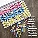 300PCS Heat Shrink Connectors, Sopoby Electrical Wire Connectors Crimp Connectors, Insulated Automotive Marine Wire Terminal Kit, Ring Spade Bullet Butt Splices