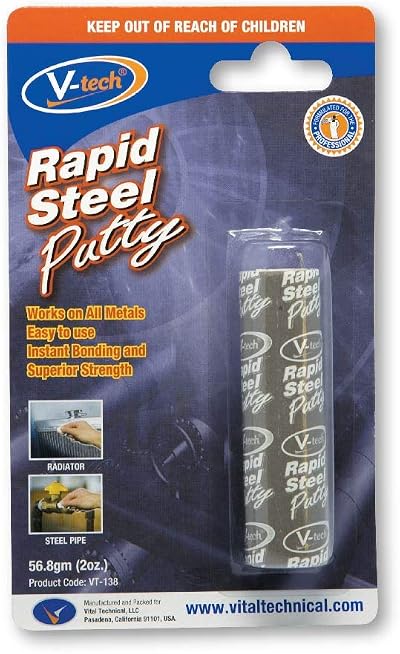 V-Tech VT-138 Rapid Steel Reinforced Epoxy Putty 56.8g
