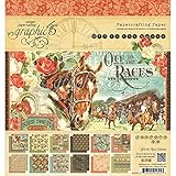 Graphic 45 4501459 Off To The Races 8 x 8