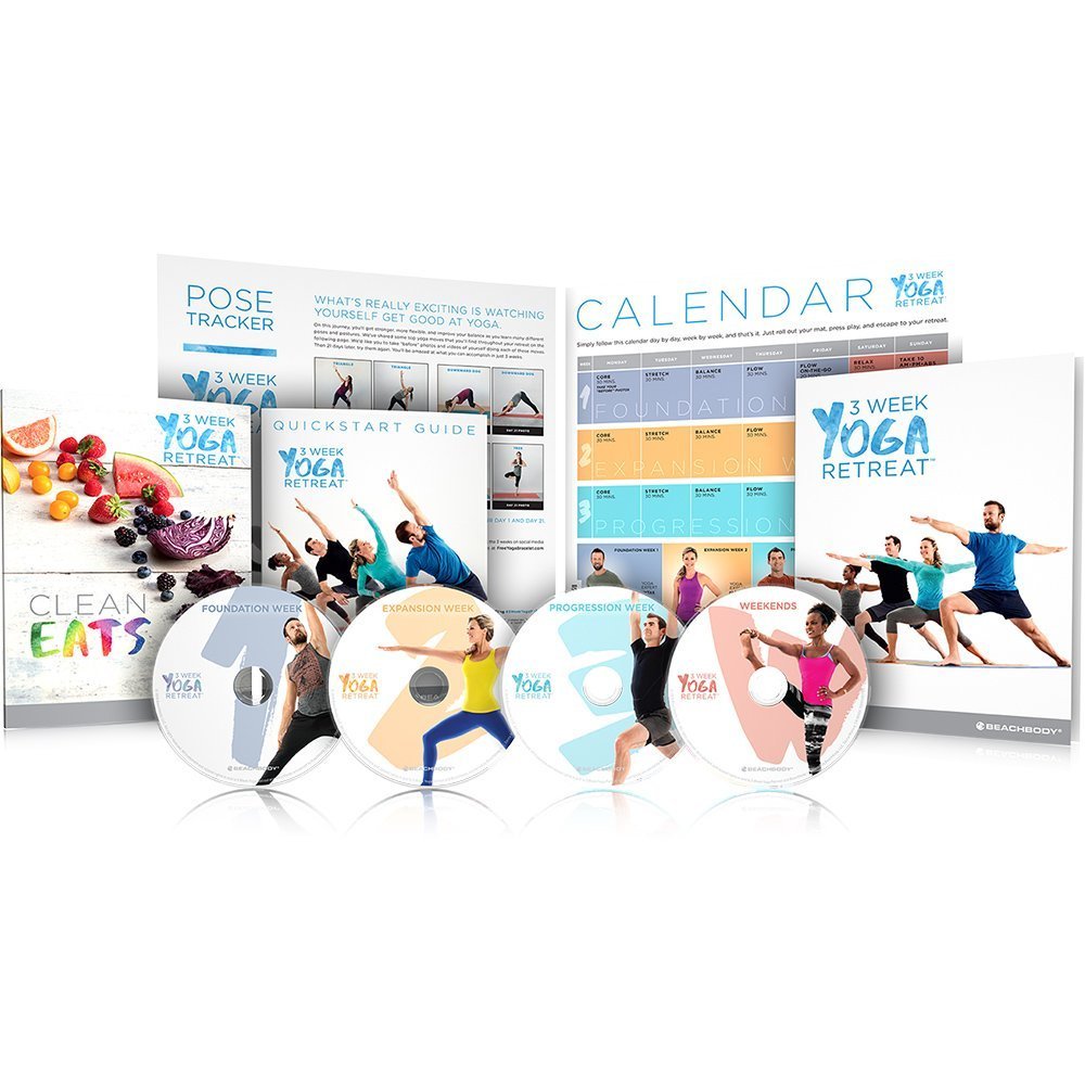 Beachbody 3 Week Yoga Retreat Programme including 21 classes under 30