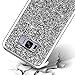 UrbanDrama Galaxy S8 Plus Case, Luxury Glitter Sparkly Crystal Rhinestone Dual Layer Hard PC Soft TPU Bumper Shockproof Protective Case Compatible Samsung Galaxy S8 Plus, Black