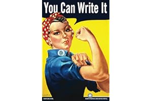 You Can Write It! Rosie the Riveter Lined Notebook for Girls (120 pages)