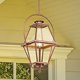 Urban Ambiance Luxury Vintage Pendant, Large Size: 25.625''H x 12''W, with Traditional Style Elements, Antique Copper Finish,