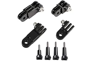 OctinPris 3-Way Adjustable Extension Pivot Arm Adapter Set- Long & Short Straight Joints Connector Convertor 35mm/50mm (2X Sa
