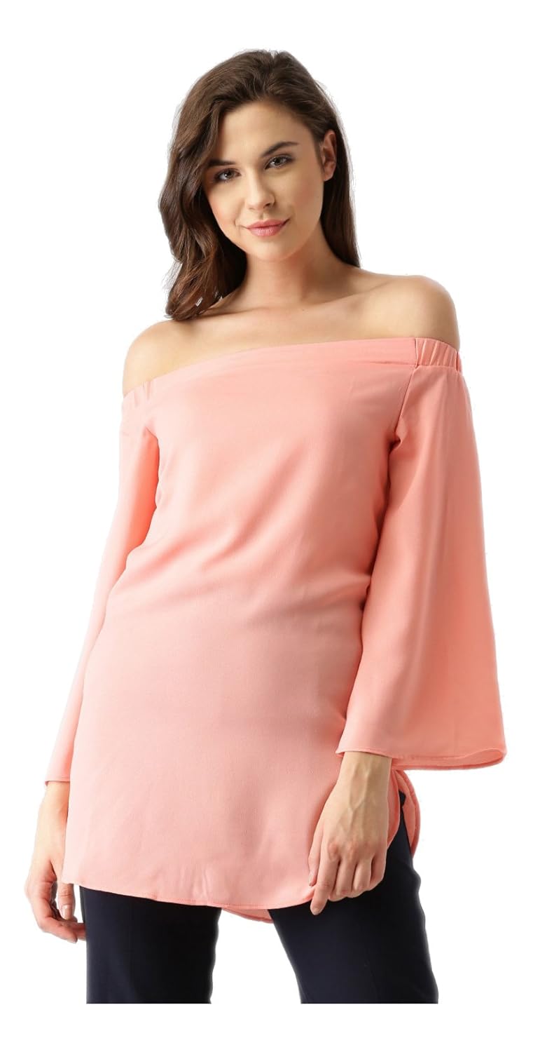 marie claire women's top (mc10239b--s, pink, small)