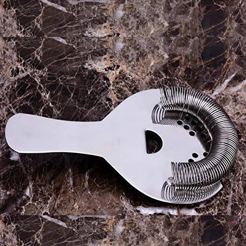 Edelstahl Cocktail Weißdorn Barsieb FENGMING (Farbe : Silber, größe : 99 * 155mm) – Bild 5