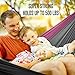 Foxelli Camping Hammock - Lightweight Portable Hammock, Easy Setup with Tree-Friendly Ropes & Steel Carabiners, Heavy Duty Parachute Nylon for Indoors and Outdoors