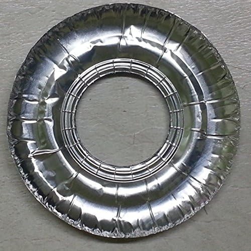 40 Pcs. Aluminum Foil Round Gas Burner Disposable Bib Liners Covers by westernb2k