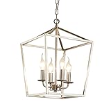 4-Light Brushed Nickel Farmhouse