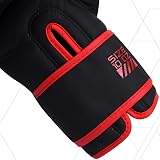 AQF Boxing Gloves Kids Adults 6oz-16oz Training Muay Thai Gloves Red 12oz view 9