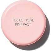 THE SAEM Saemmul Perfect Pore Pink Pact - Sebum Control Pressed Powder for Sensitive Skin with Calamine, 0.42 oz (12g)