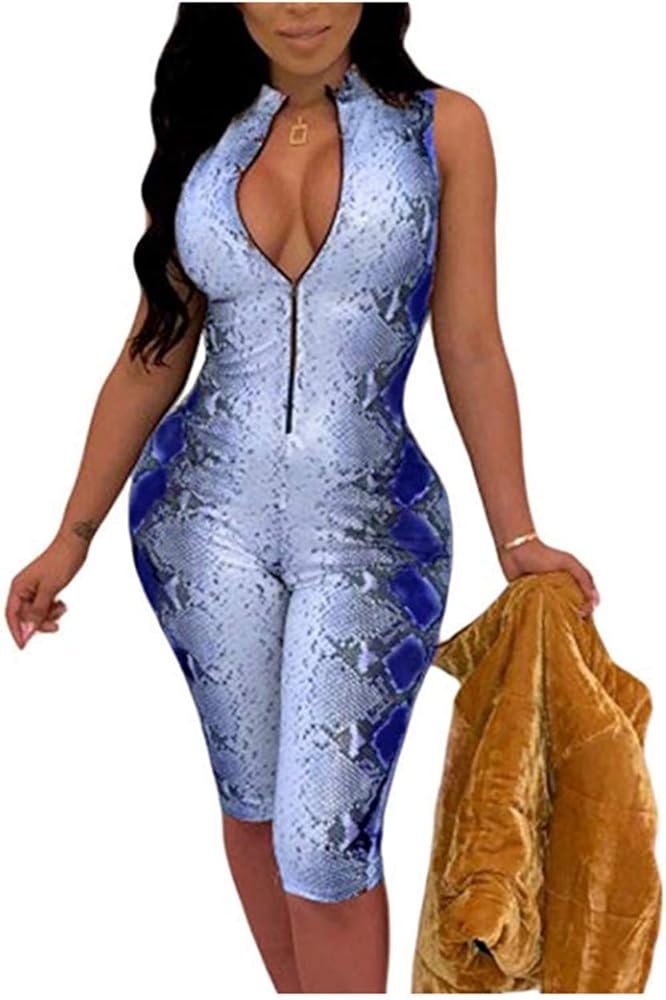 snakeskin one piece jumpsuit