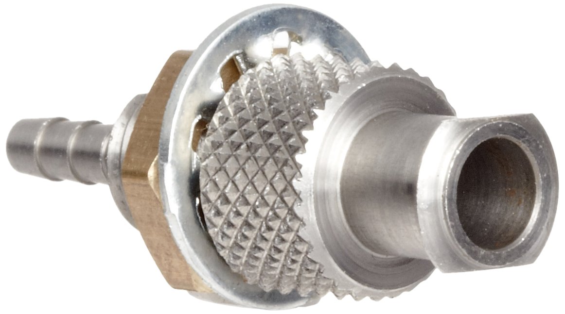 Female Luer Lock to Bulkhead Adapt 1/432 Stainless Steel 303 Tube ID 3