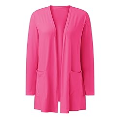 White 3/4 Sleeve Cardigan for Women Cardigan