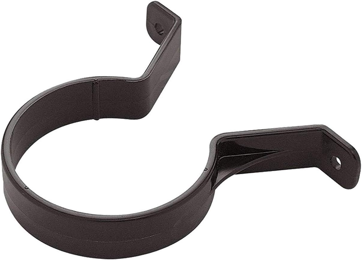 White Marshal Tufflex RWC1WH Round Downpipe Pipe Clip Marshall Tufflex uPVC Plastic Rainwater Gutter System