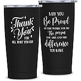 Cwutoba Employee Appreciation Gifts 20oz Tumbler, Thank You Gifts for Men, Team Gift for Employees, Corporate Gift for Coworker, Thank You tumbler for Volunteer Teacher Nurse